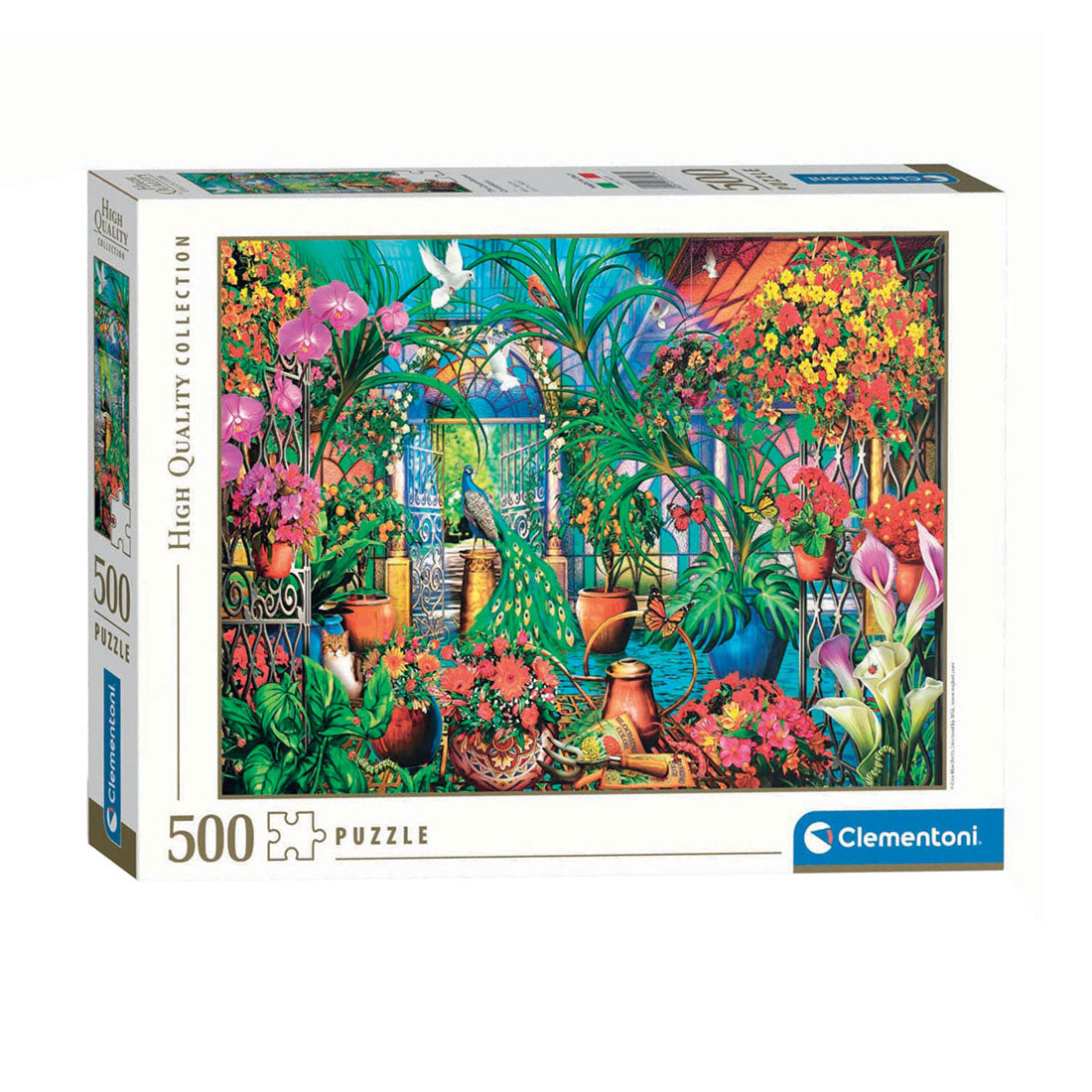 Clementoni legpuzzel kunstwerken the greenhouse caretakers, 500st.