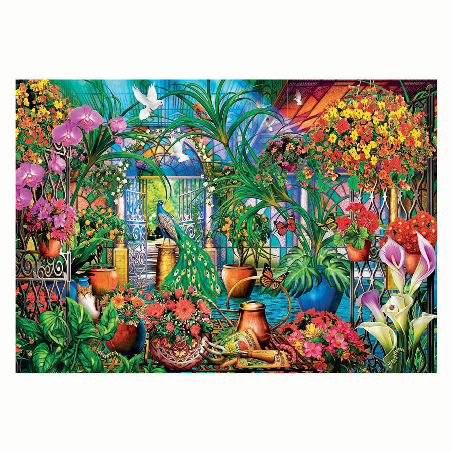 Clementoni legpuzzel kunstwerken the greenhouse caretakers, 500st.