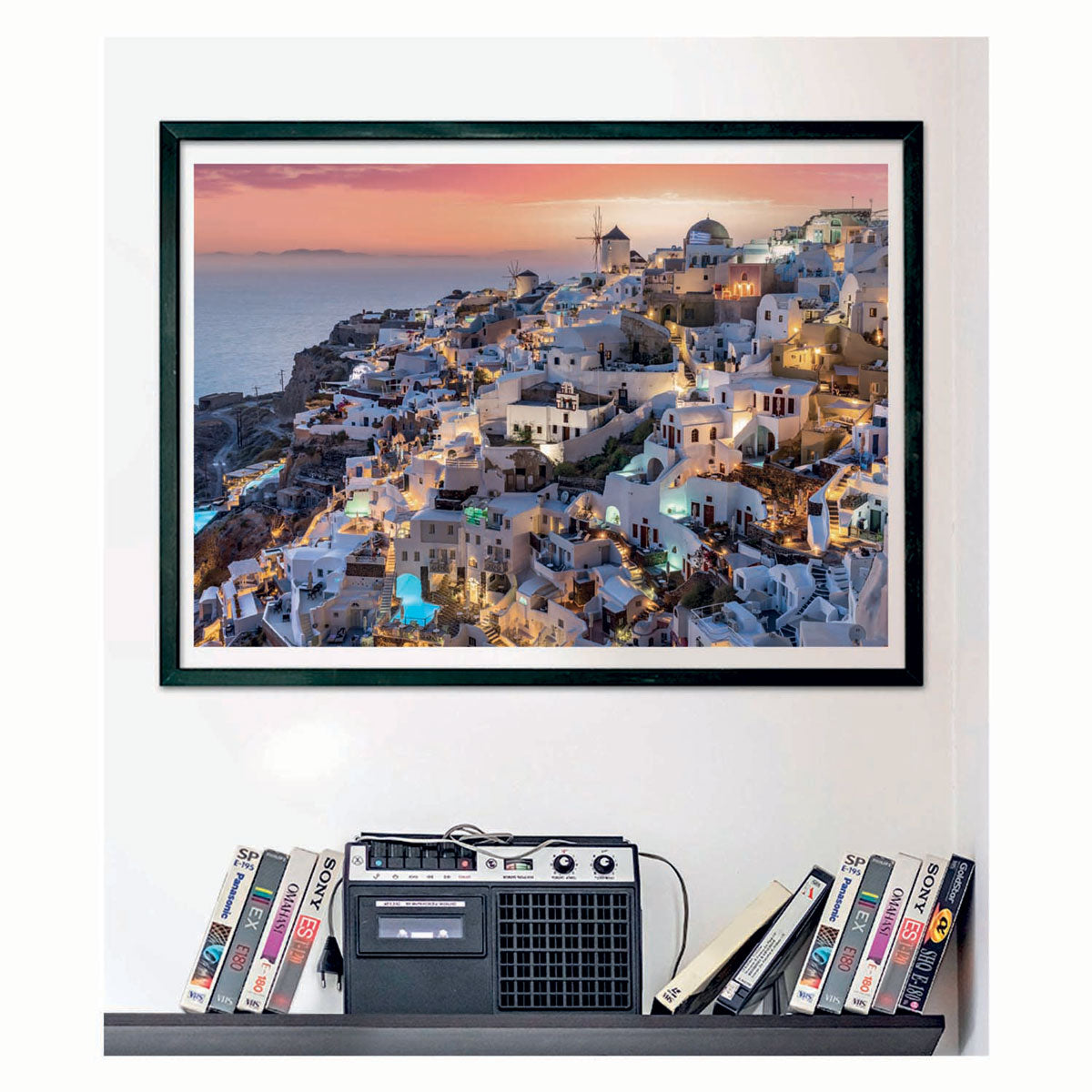 Clementoni legpuzzel tinten van santorini, 1000st.