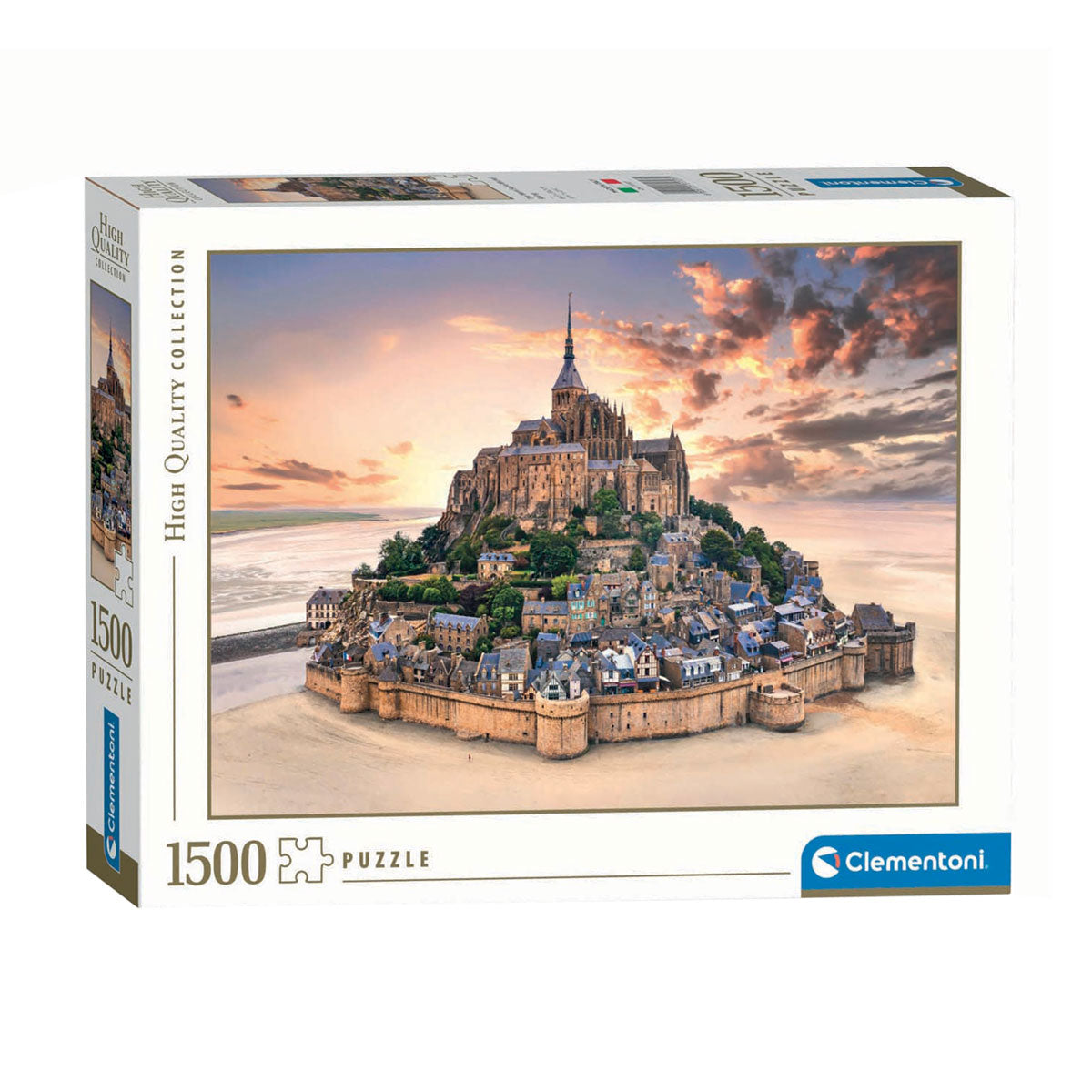 Clementoni legpuzzel mont saint-michel, 1500st.