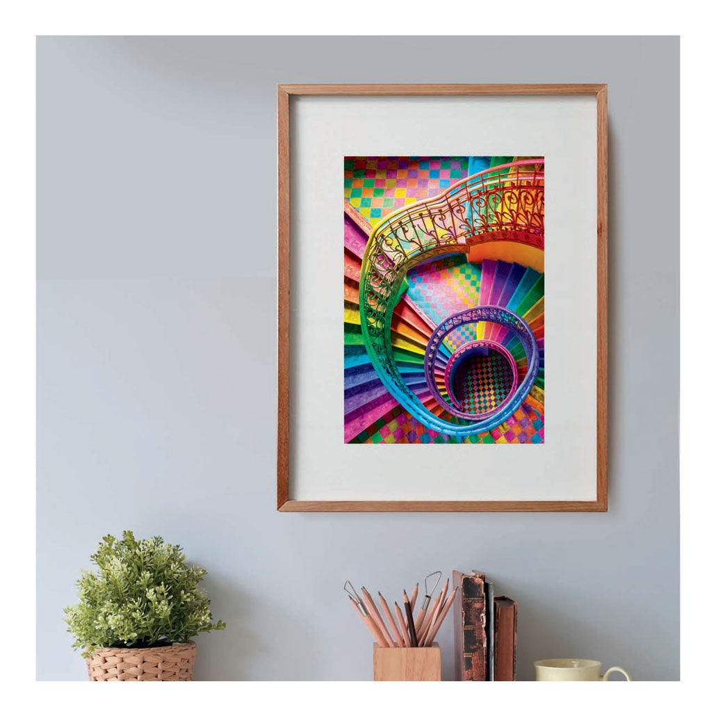 Clementoni legpuzzel compact colorboom trap, 500st.