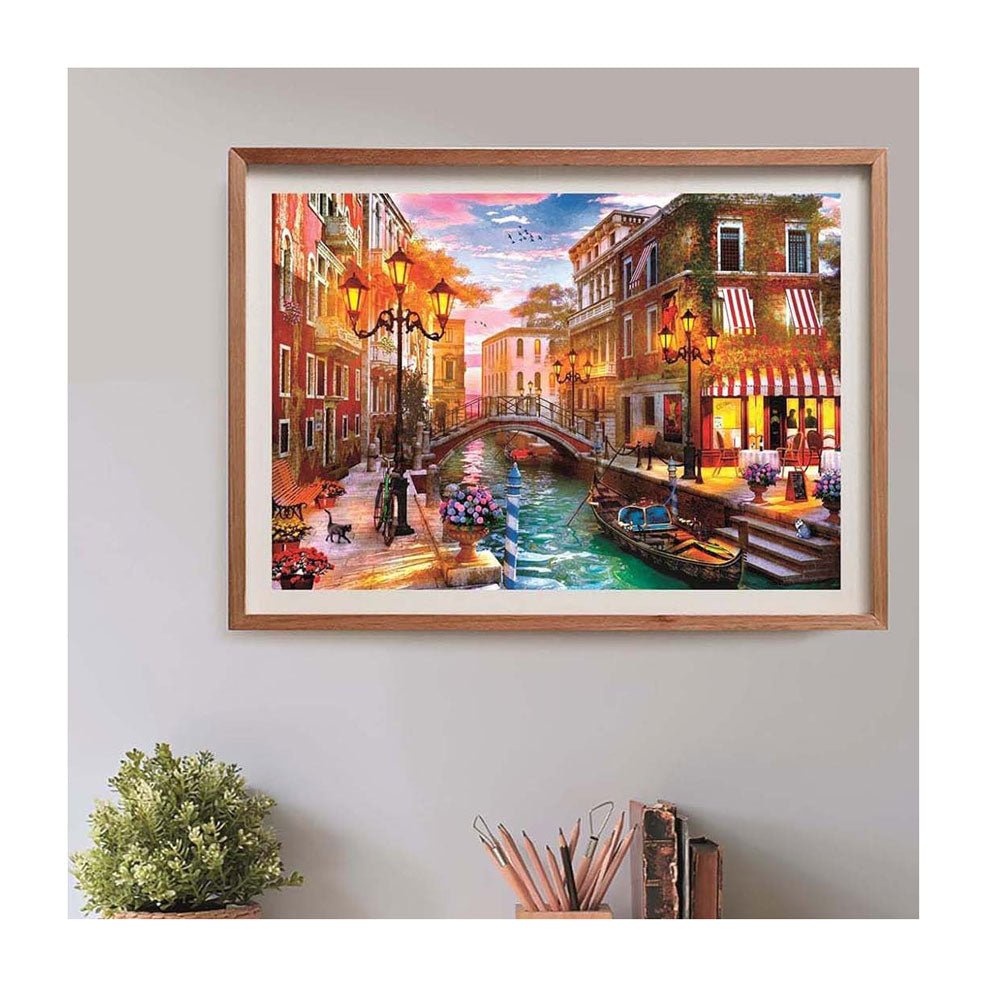 Clementoni legpuzzel zonsondergang venetië, 500st.