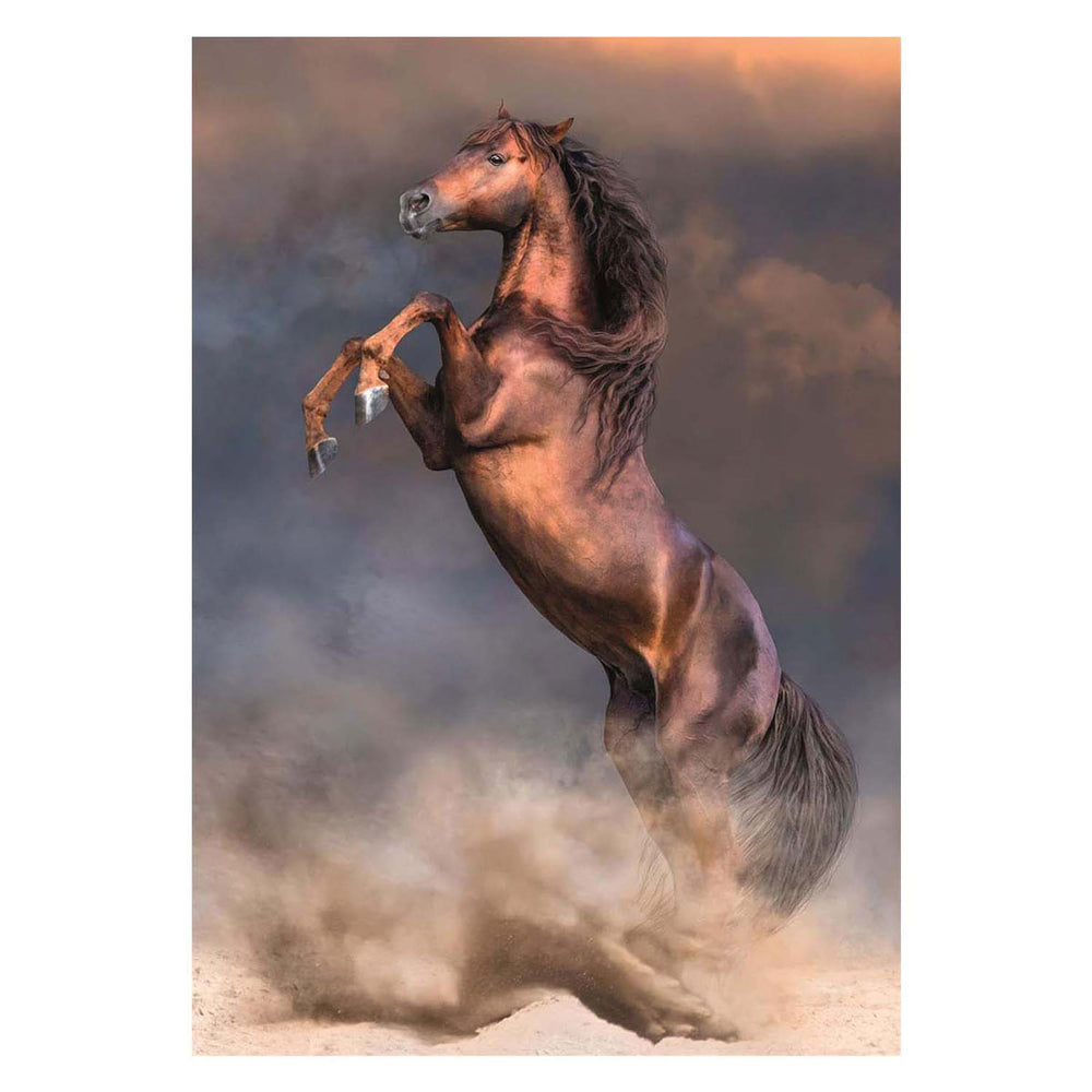 Clementoni legpuzzel wild red stallion, 500st.