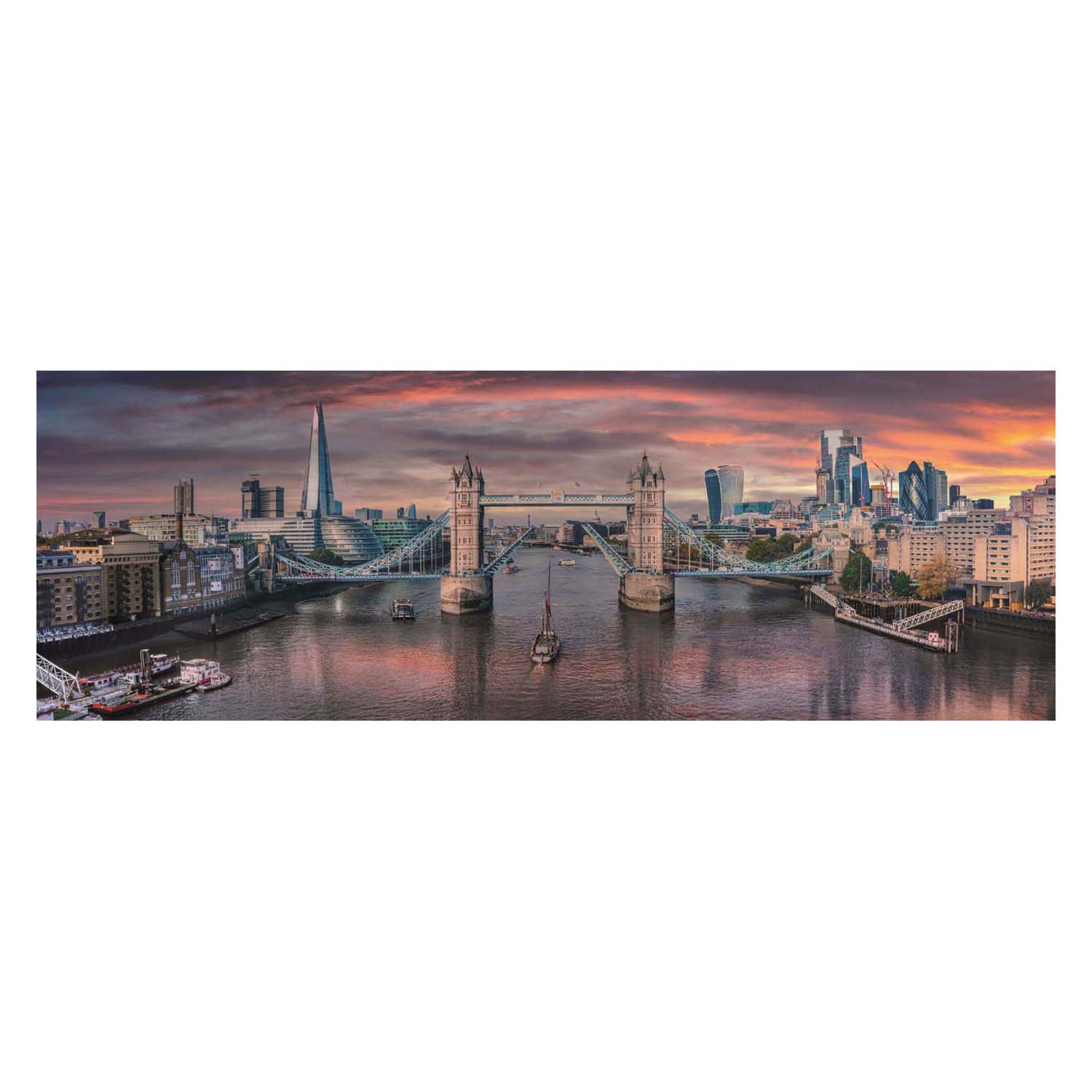 Clementoni legpuzzel the river thames, 1000st.