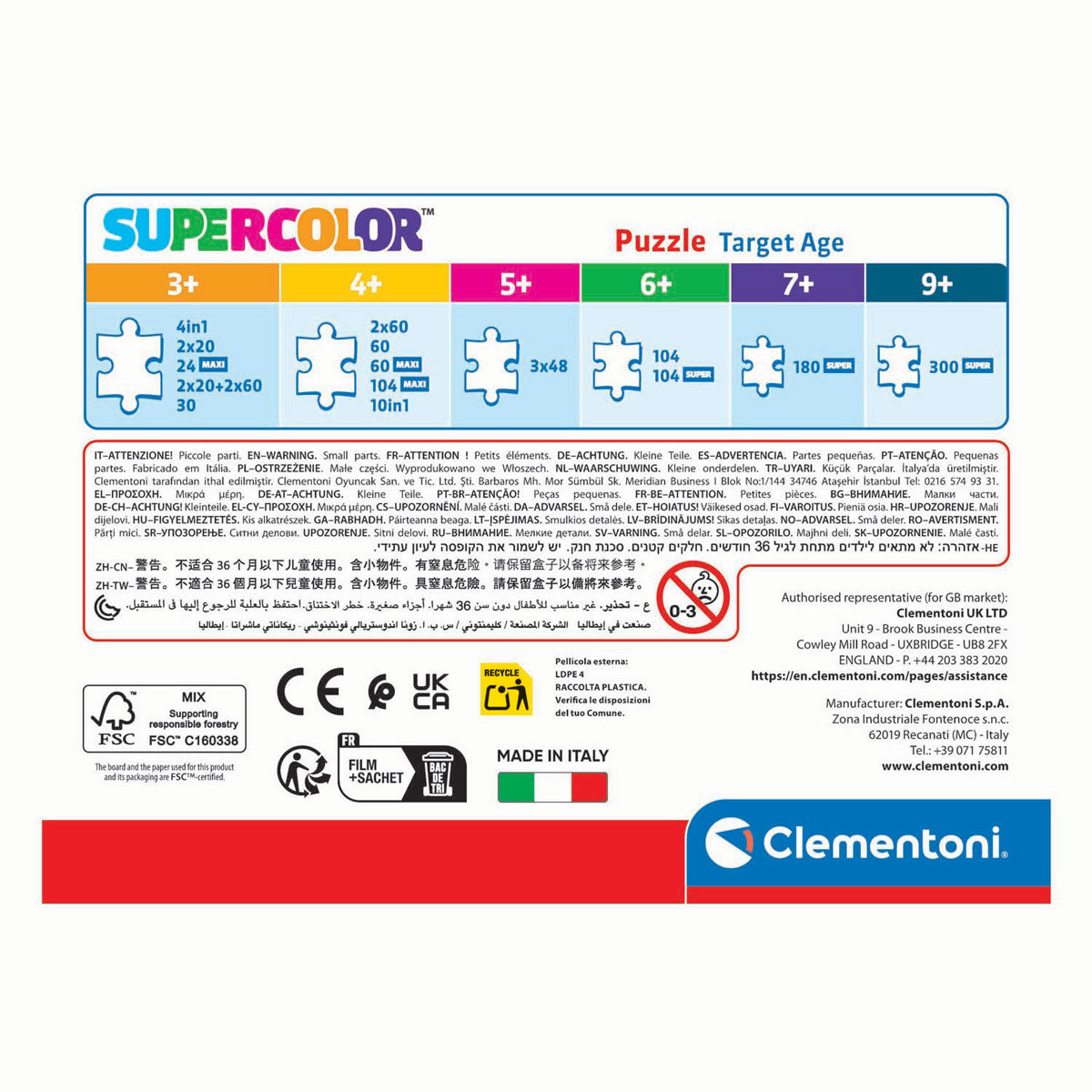 Clementoni legpuzzel minnie, 30st.