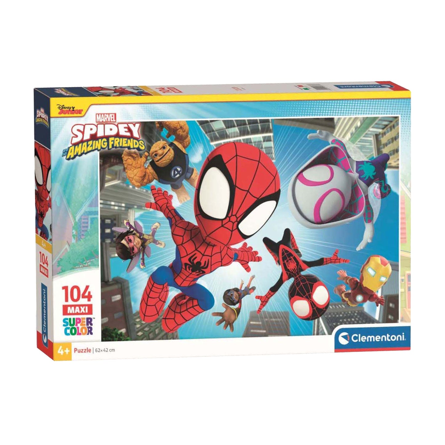 Clementoni legpuzzel maxi spidey and his amazing, 104st.