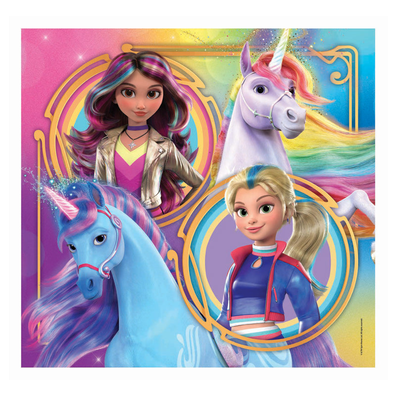 Clementoni puzzel unicorn academy - 3x48st.
