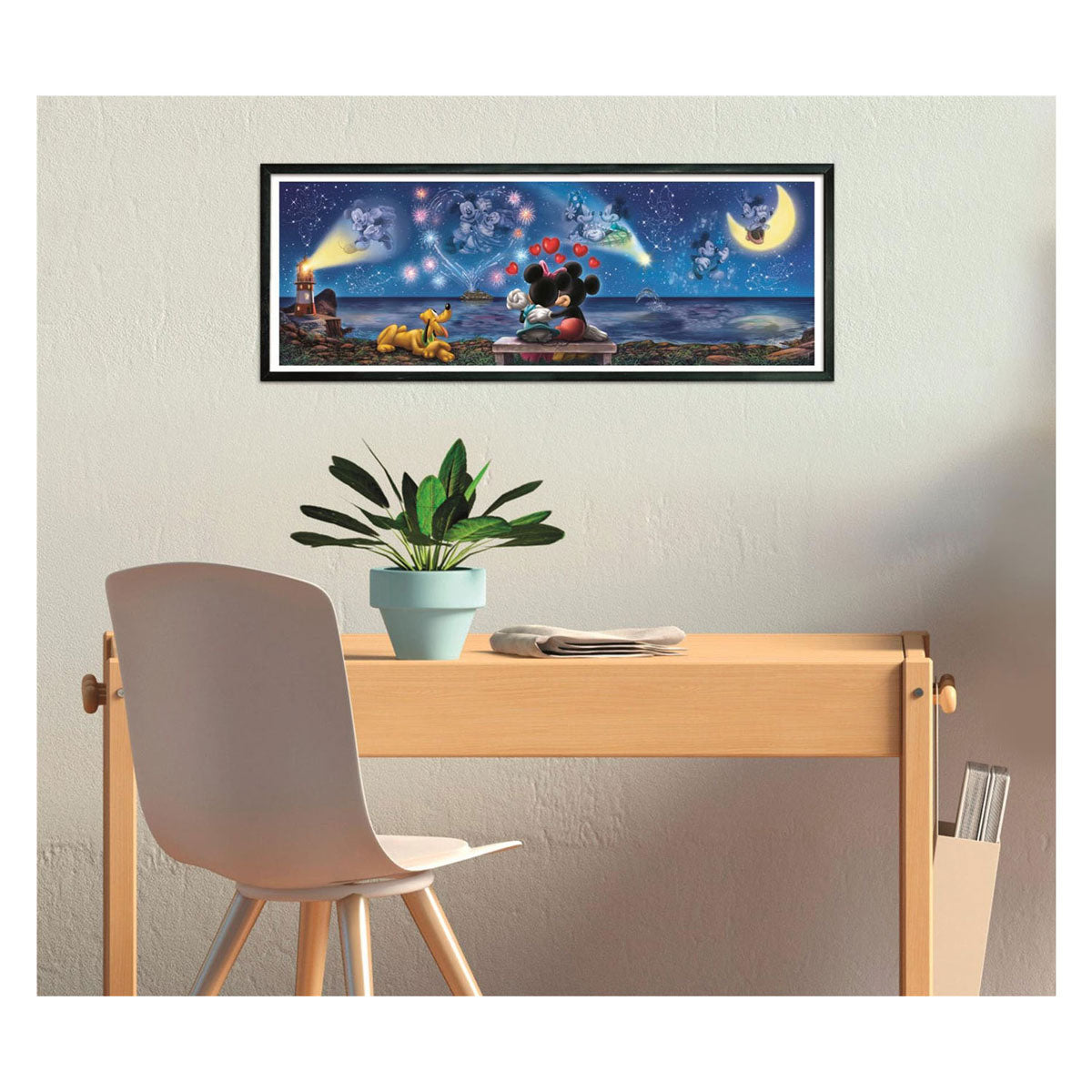 Clementoni puzzel 1000 mickey minnie panorama