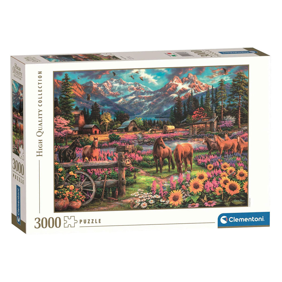 Clementoni legpuzzel vrij om te grazen - 3000st.