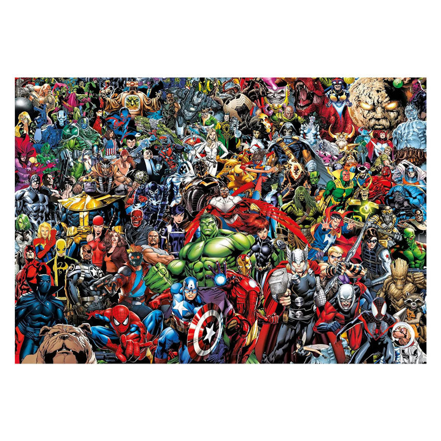 Clementoni onmogelijke legpuzzel marvel - 1000st.
