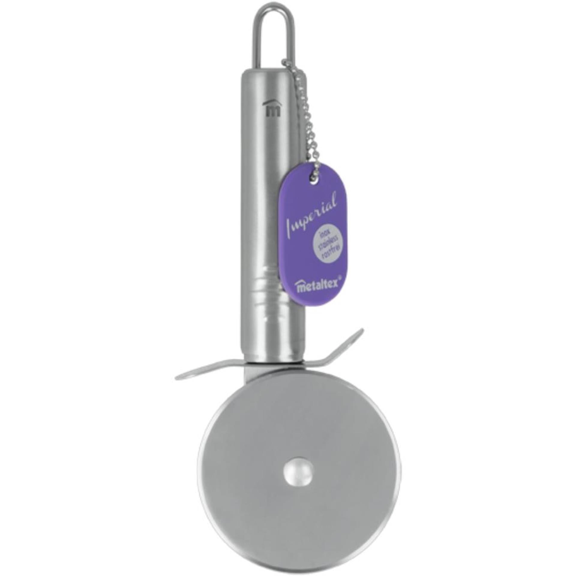Metaltex imperial pizzasnijder rvs 19cm