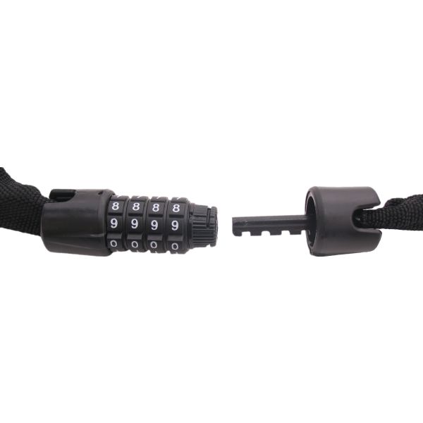 Kettingslot met code Edge Web Racer 90cm - zwart