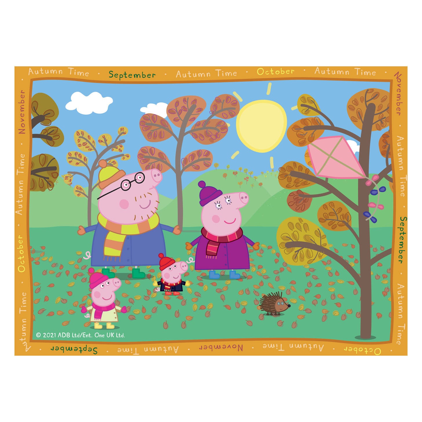 Ravensburger puzzel peppa pig: 4 seizoenen - 12+16+20+24 stukjes