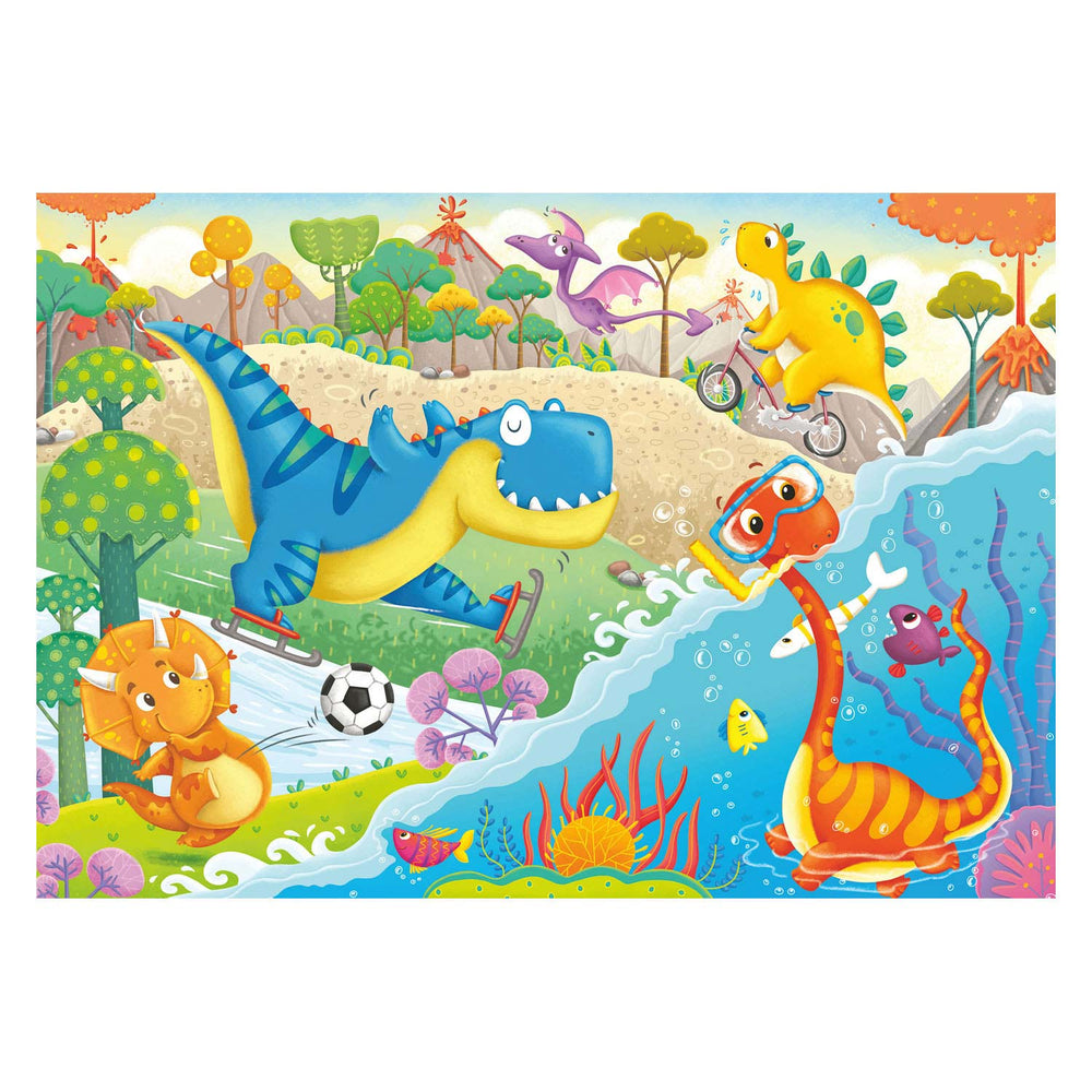 Ravensburger Favorite Dinosaurs Puzzle - two puzzles - 12 pieces - children's puzzle