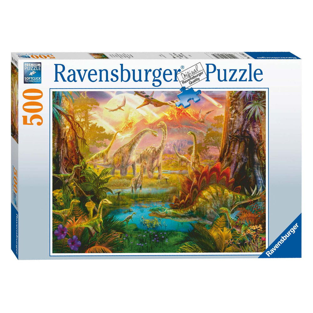 Ravensburger Land of the Dinosaurs Jigsaw Puzzle, 500 Pieces.