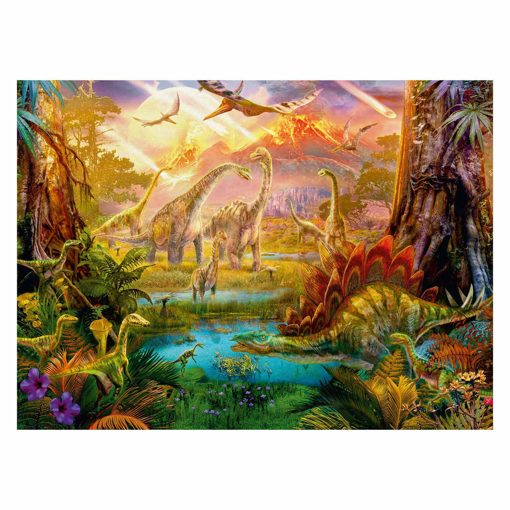 Ravensburger Land of the Dinosaurs Jigsaw Puzzle, 500 Pieces.
