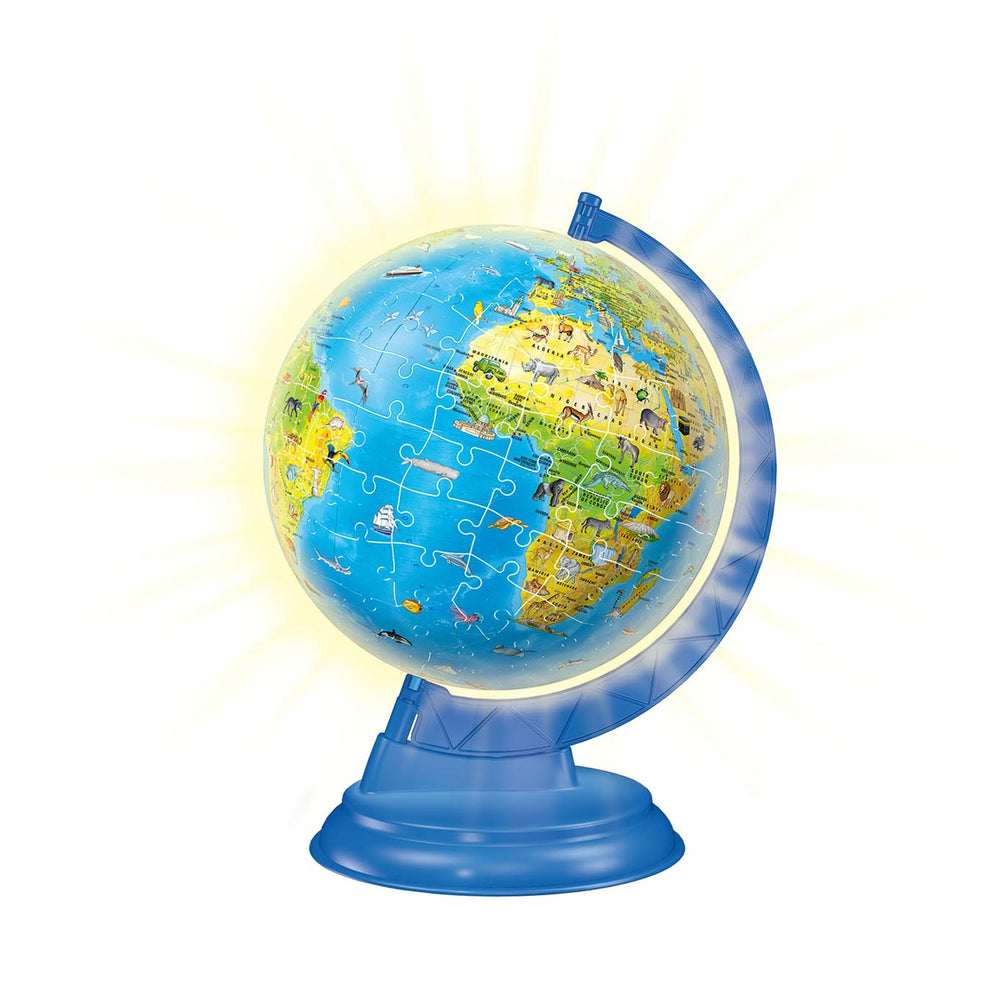 Ravensburger XXL Children's Globe Night Edition English - 3D Puzzle - 180 Pieces