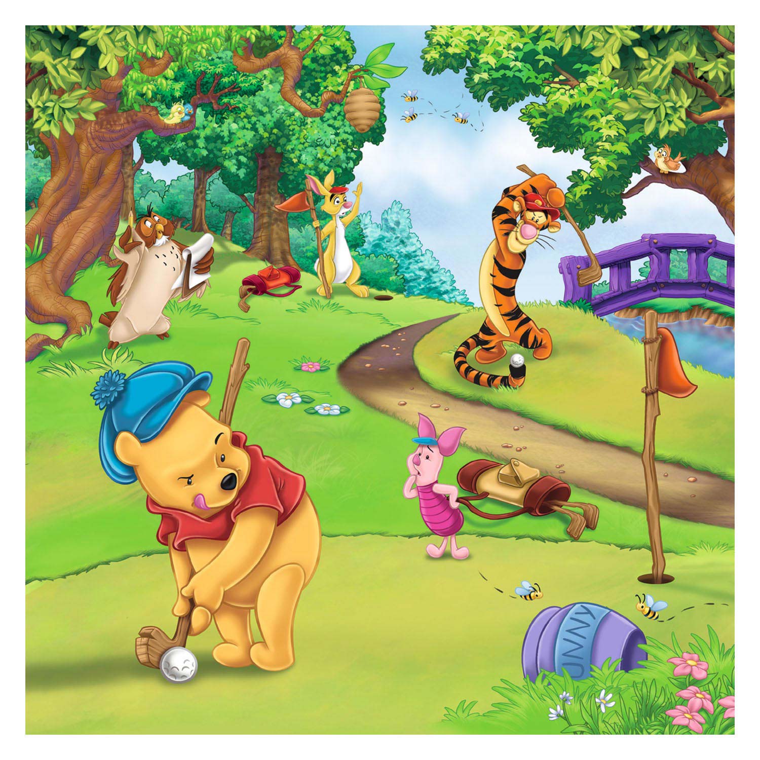 Ravensburger - Winnie de Poeh Sportdag 3x49st.