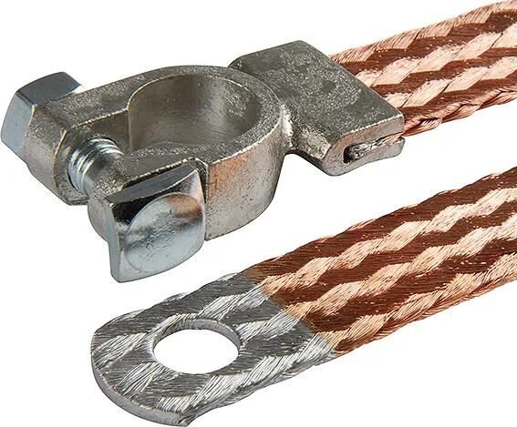 Herth+buss massaband batt.ground straps 300mm m.terminal block