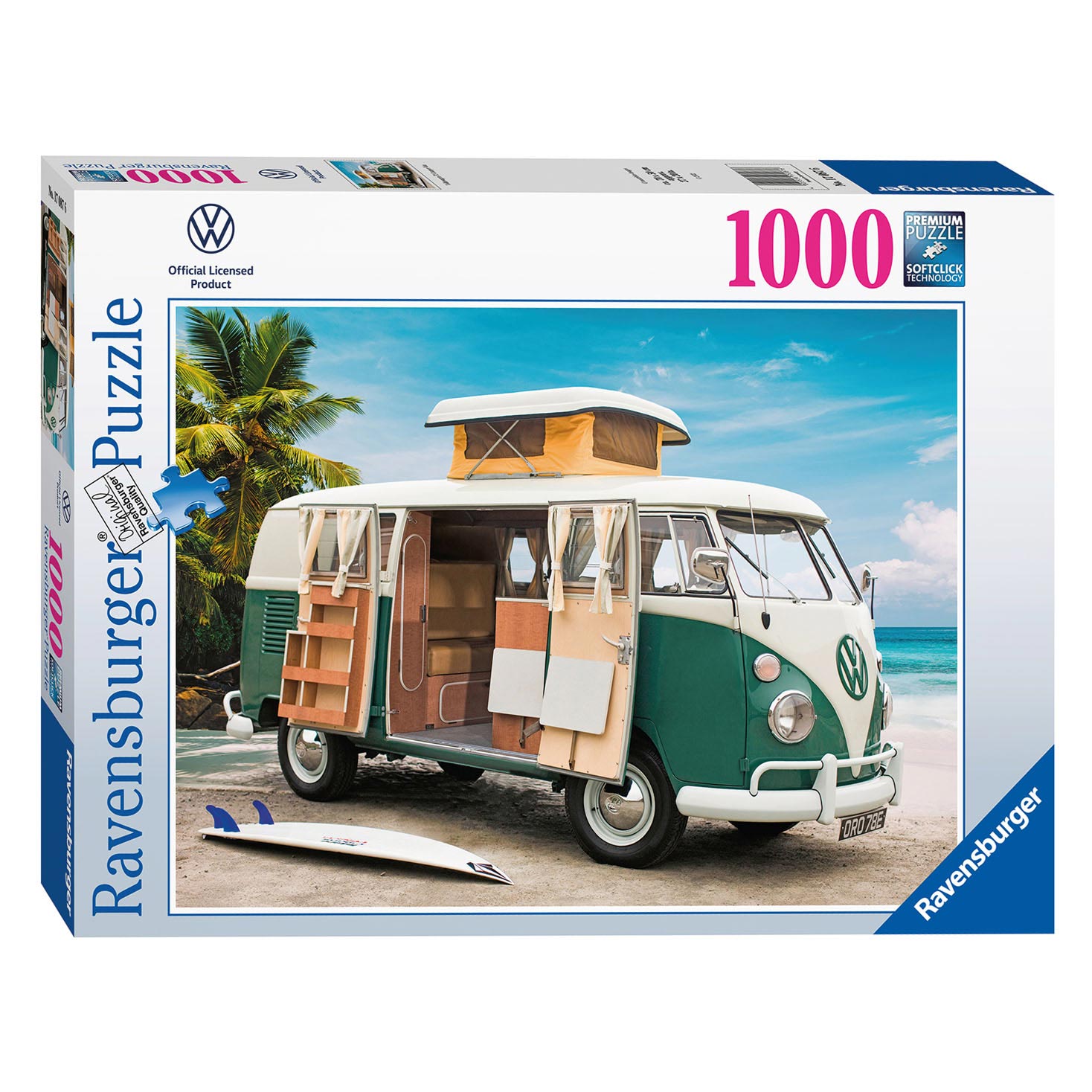 Legpuzzel Volkswagen T1 Camperbus, 1000st.