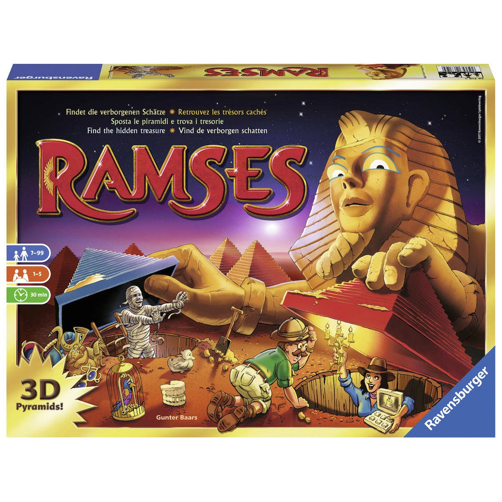 Ravensburger Ramses Board Game (Multilingual, 1 - 5 players, 30 minutes, ages 7+)