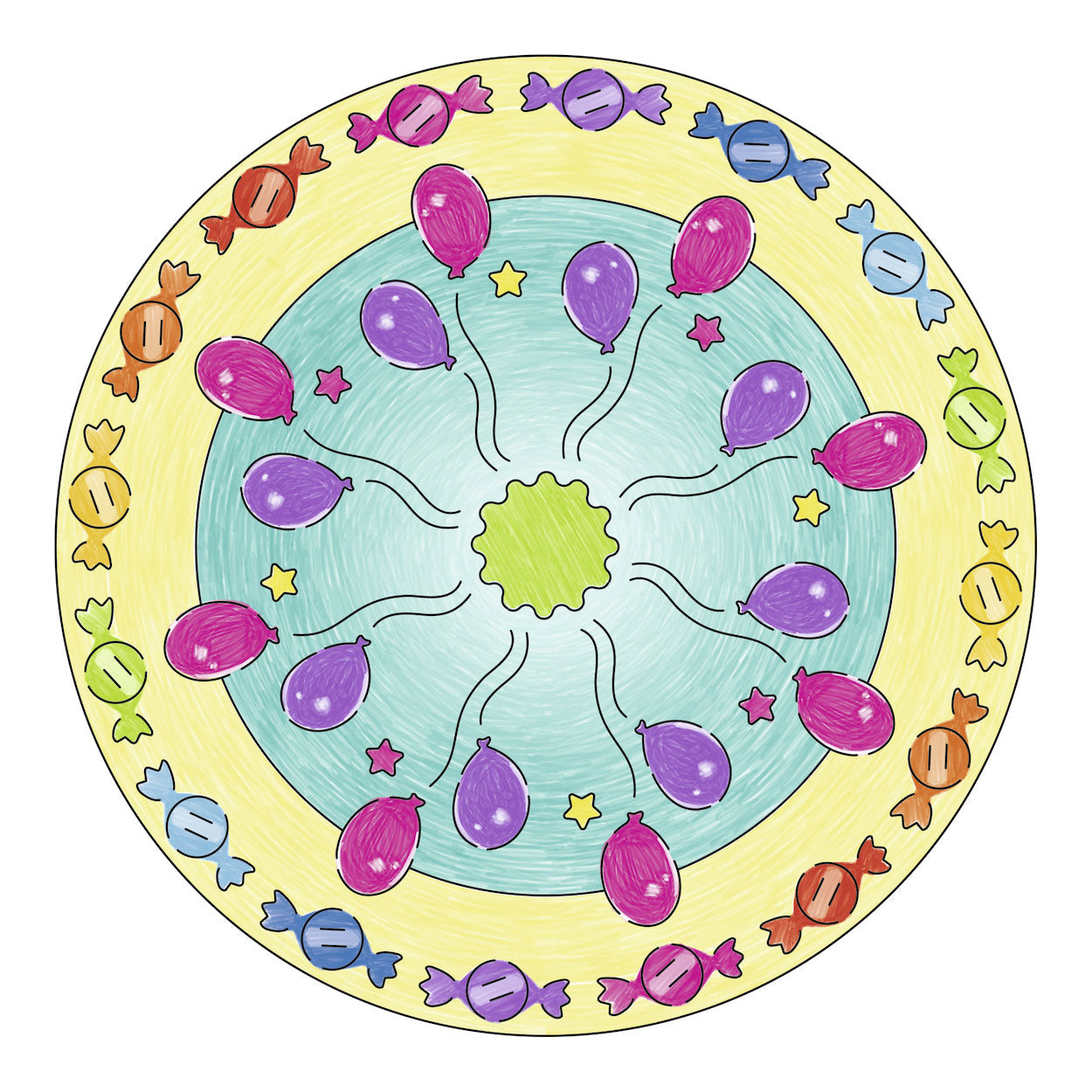Mandala-designer ravensburger 2in1 - eenhoorn