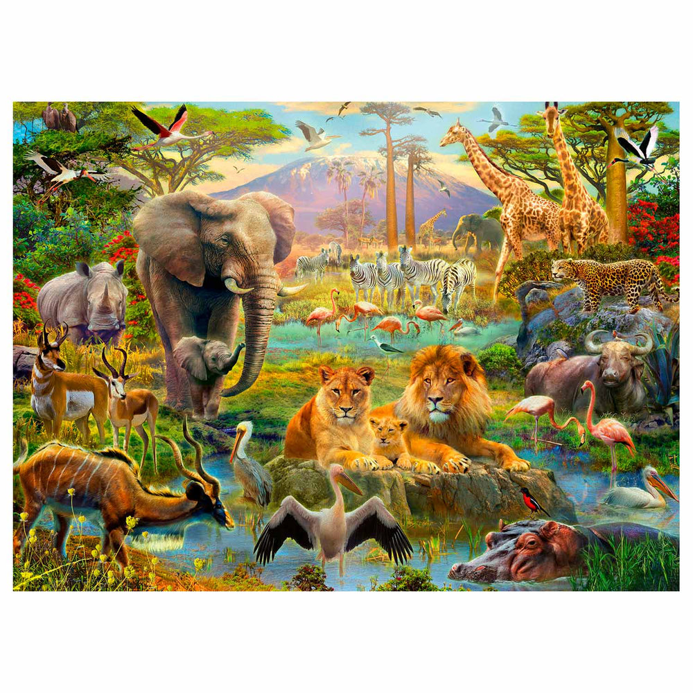 Ravensburger Puzzle Animals of the Savannah 200 Pieces