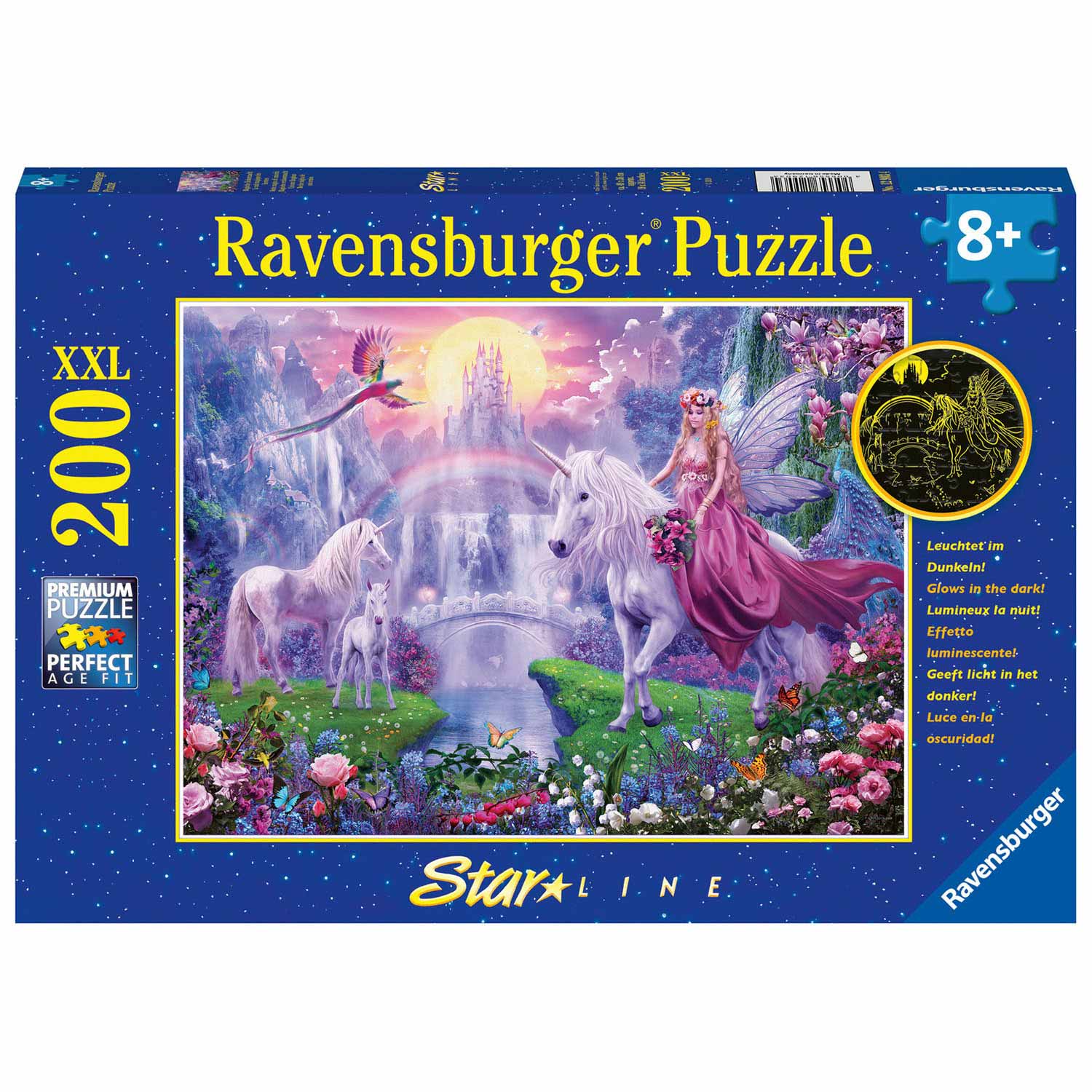Ravensburger magische eenhoornnacht, 200st. xxl