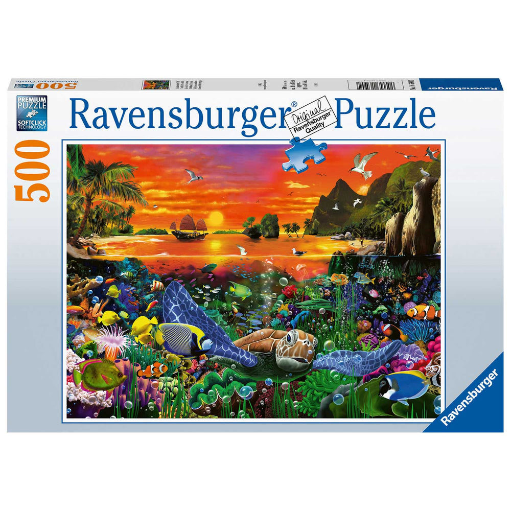 Ravensburger Turtle in the Reef, 500 pcs.