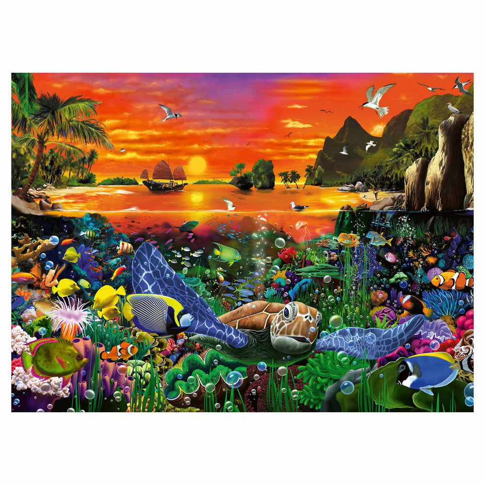 Ravensburger Turtle in the Reef, 500 pcs.