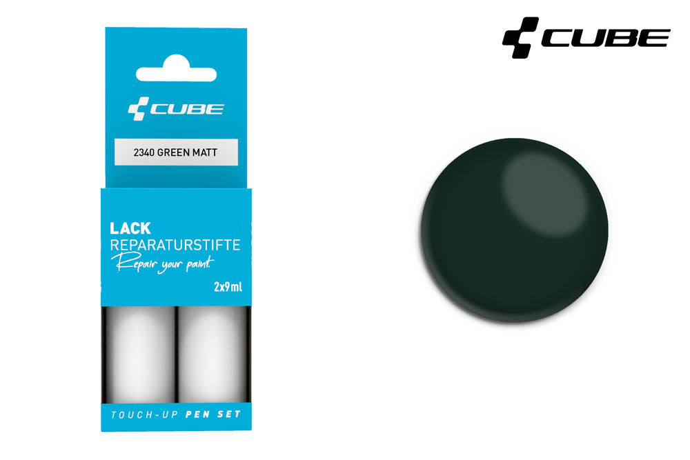 Cube touch-up pen set green matt | #2340