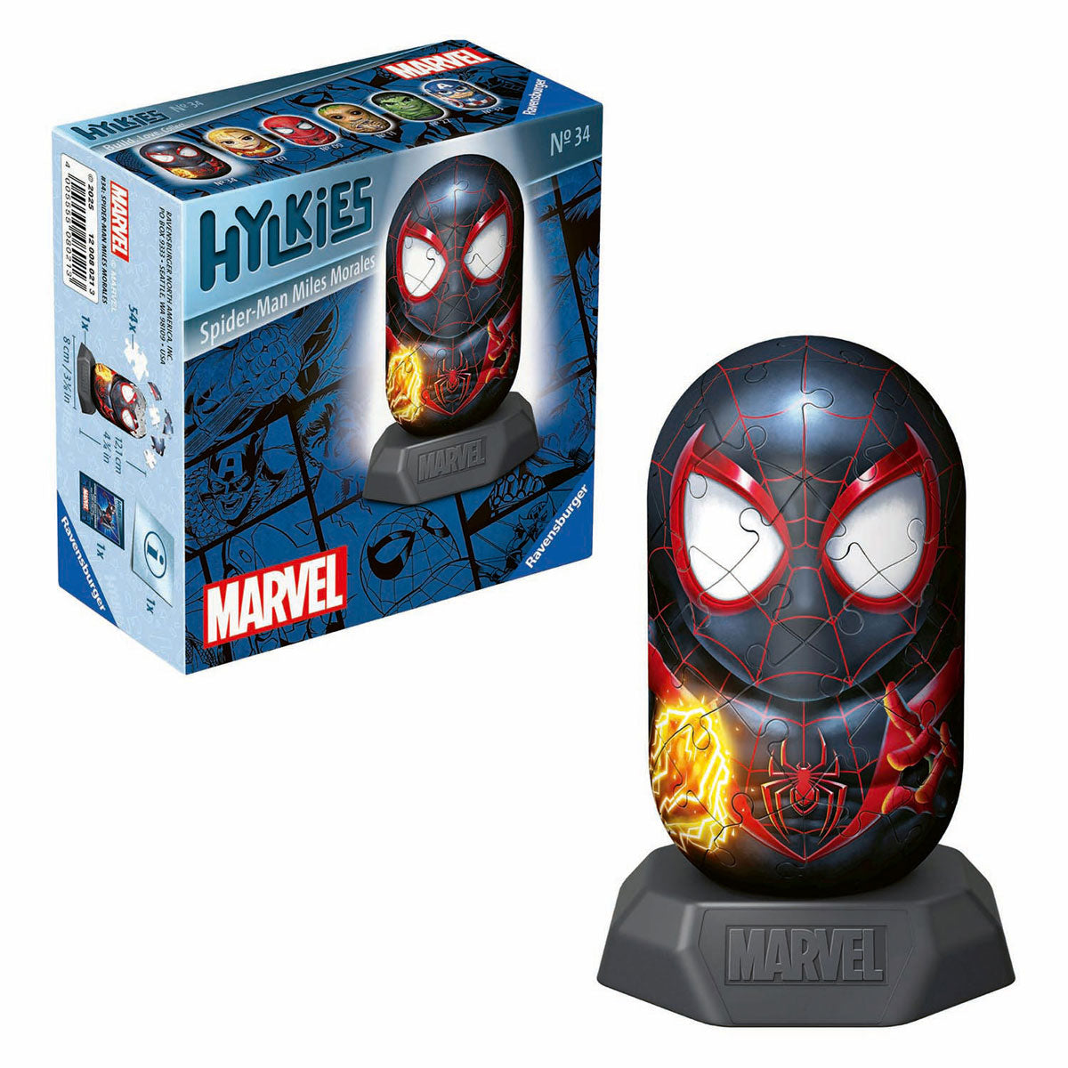 Ravensburger 3d puzzel hylkies marvel miles morales - 54st.