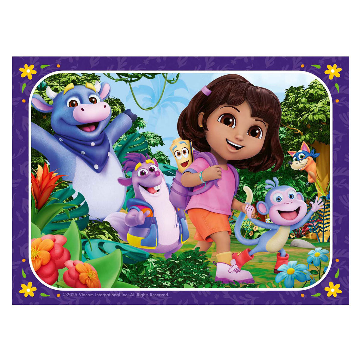 Ravensburger puzzel dora join the adventure! - legpuzzel - stukjes
