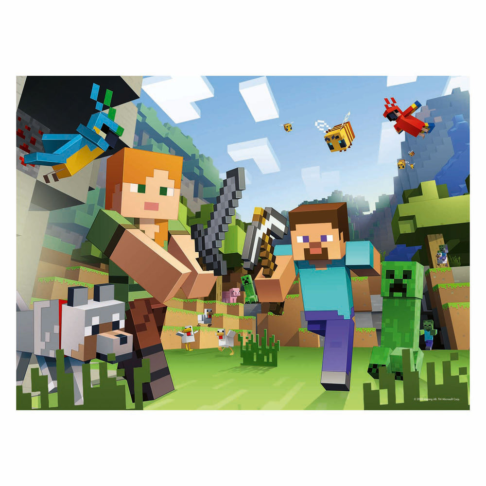 Ravensburger puzzel minecraft 100 xxl stukjes