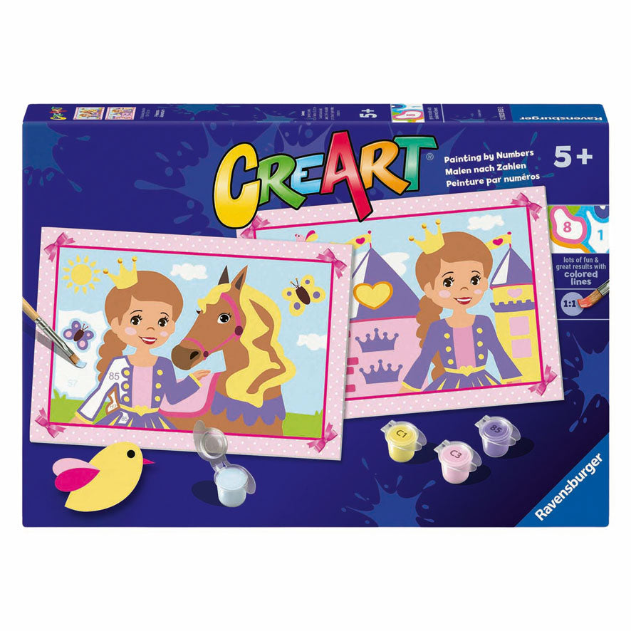 Ravensburger creart schilderen op nummer - kleine prinsessen
