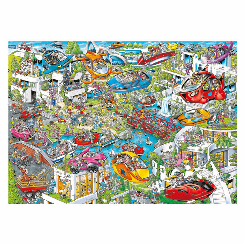 Ravensburger legpuzzel time travel 4 toekomst - 1000st.