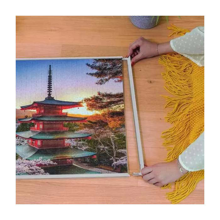 Ravensburger puzzel lijst 1000 stukjes puzzel wit