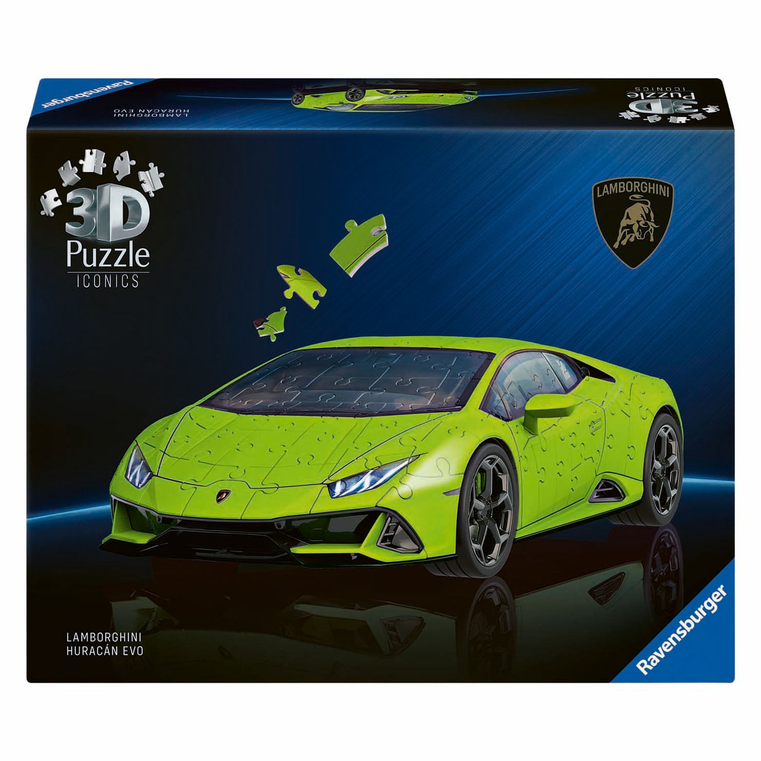 Merkloos sans marque 3d puzzel iconics lamborghini huracan evo - 158st.