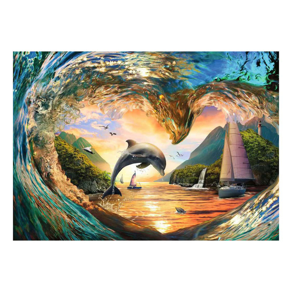 Ravensburger legpuzzel sunset splash - 1000st.