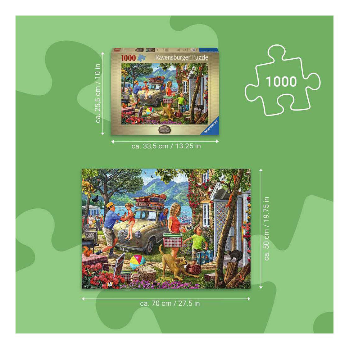 Ravensburger legpuzzel holiday cottage - 1000st.