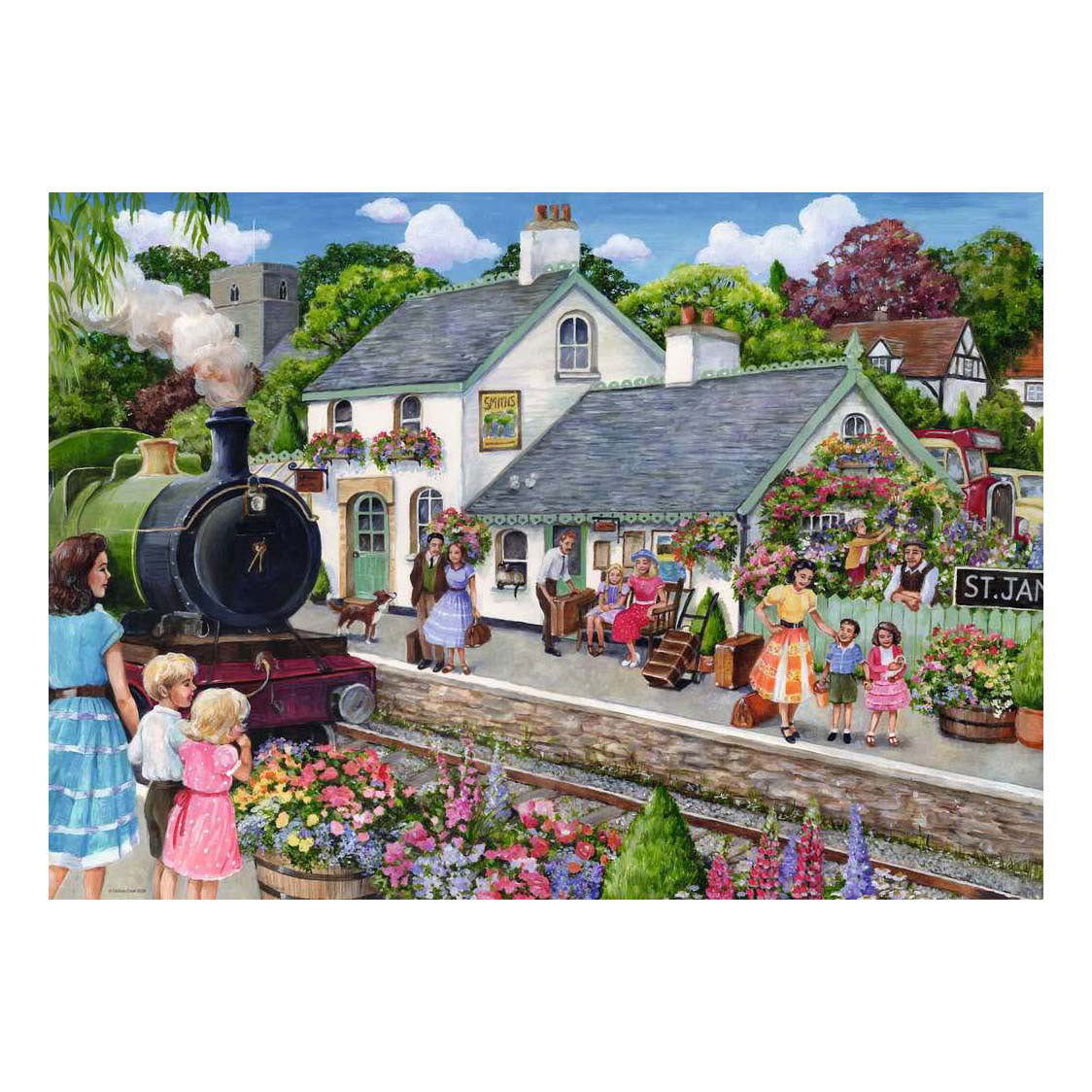 Ravensburger – whistle stop cottage – legpuzzel – 1000 stukjes