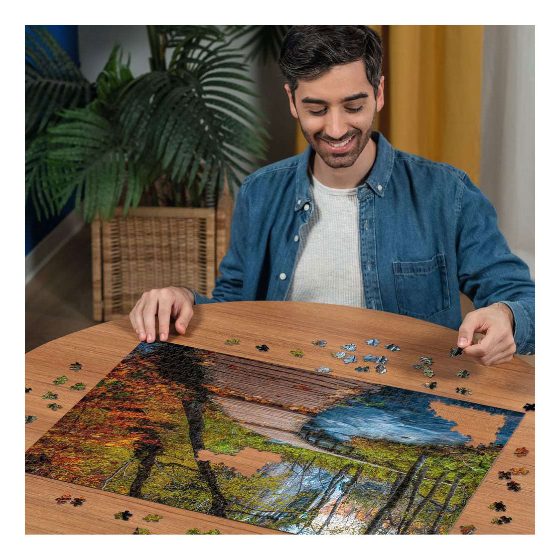 Ravensburger – herfstig bospaadje – legpuzzel – 1000 stukjes