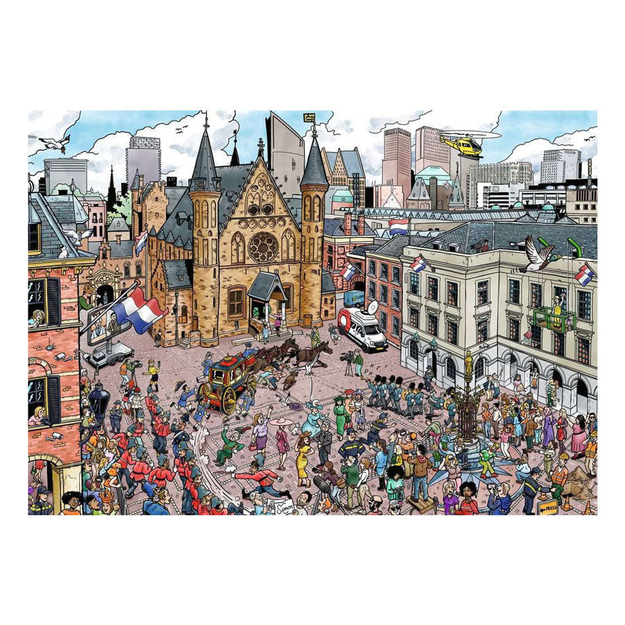 Ravensburger – cities of the world: den haag – legpuzzel – 1000 stukjes