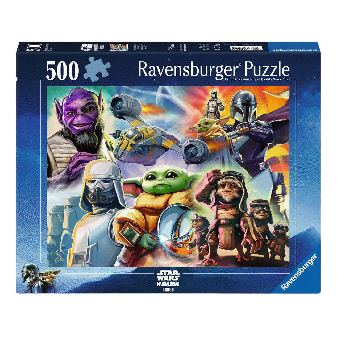 Ravensburger – the mandalorian and grogu – legpuzzel – 500 stukjes