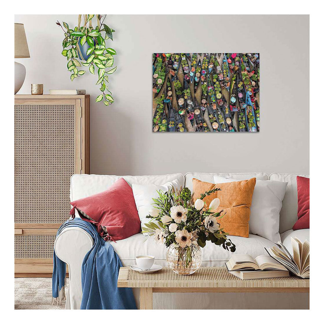 Ravensburger legpuzzel colorful markets no 1 - 500st.