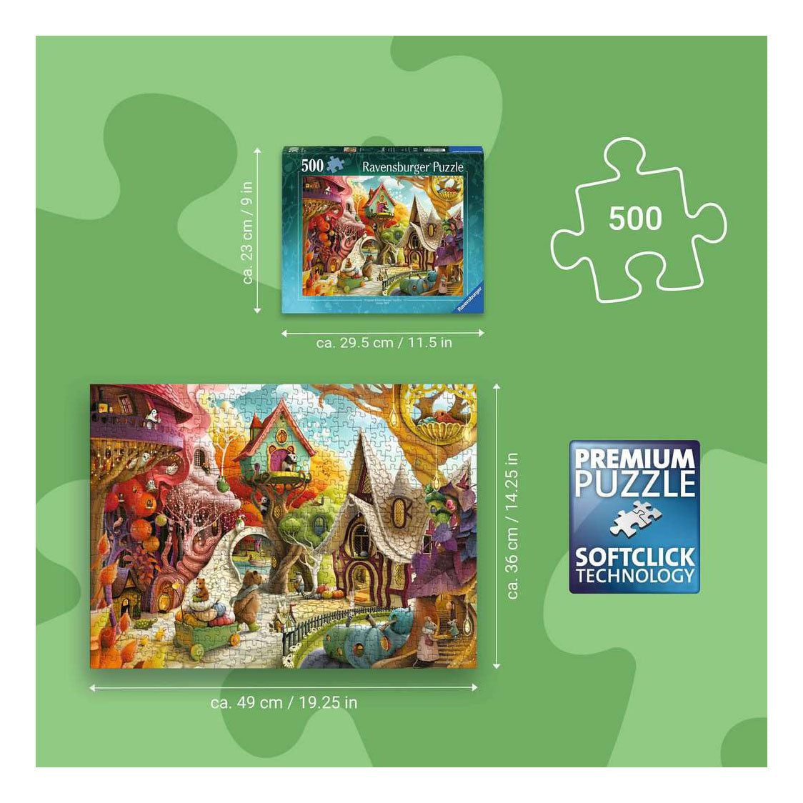 Ravensburger – home sweet home – legpuzzel – 500 stukjes