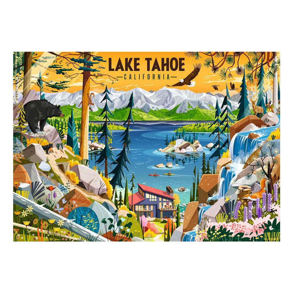 Ravensburger legpuzzel sacred lake tahoe - 1000st.