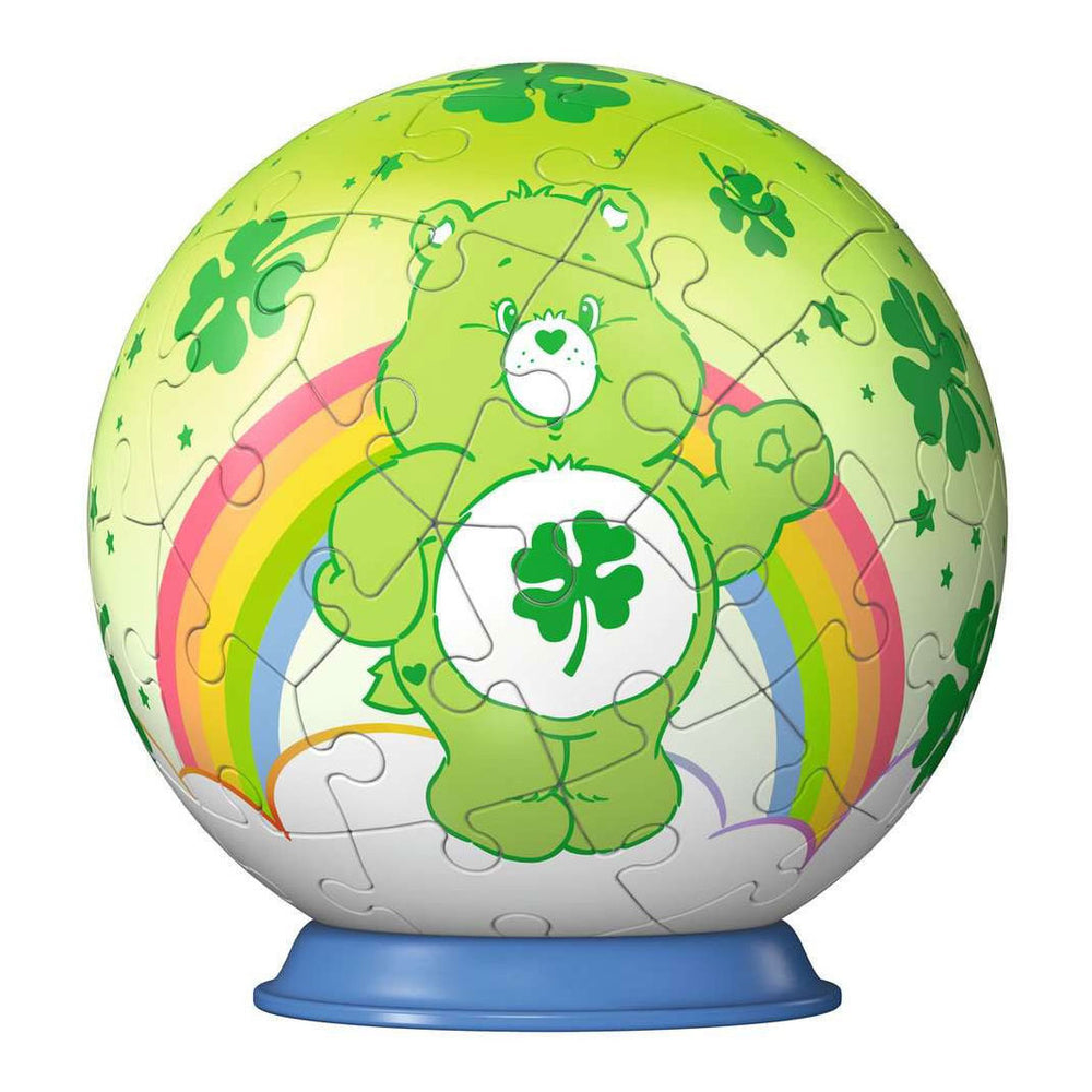 Ravensburger – care bears: good luck bear – 3d puzzle-ball – 55 stukjes