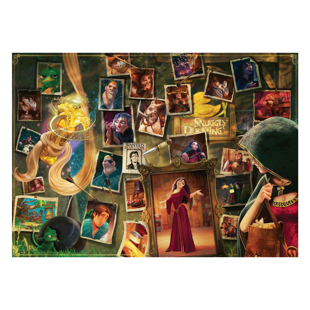 Ravensburger puzzel disney villainous: mother gothel - legpuzzel - 1000 stukjes