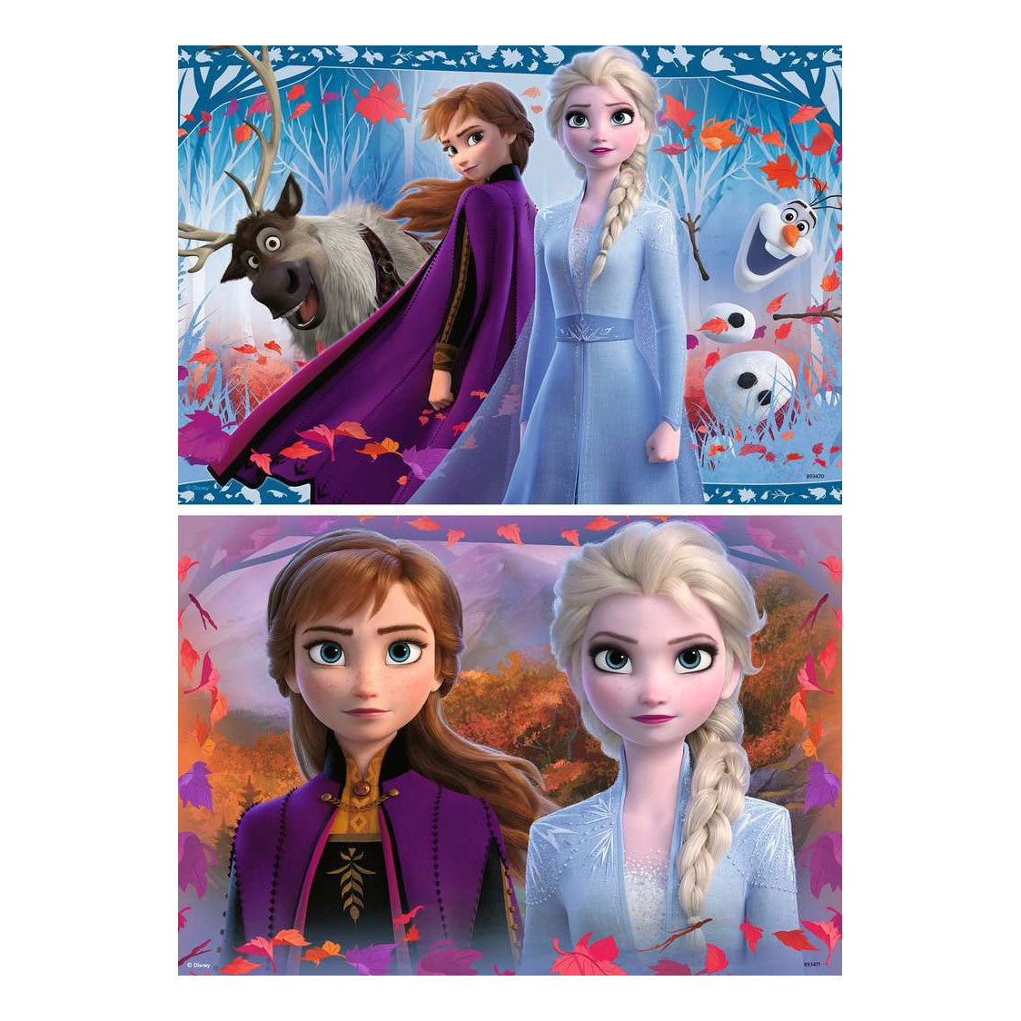 Ravensburger puzzel frozen 2 de reis naar het onbekende 2x12 stukjes